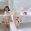 Polka dot cake skirt girls dress Korean children's clothing autumn 2020 new linen cotton lace skirt children