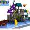 Water theme park equipment, in Pirate Ship style outdoor water slide for sale