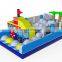 2020 Outdoor Ocean theme giant inflatable course with ocean ball pool for kids