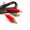 High quality 1M/2M/3M/5M  RCA Cables Interconnect Cable audio/video cable For Car Audio