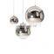 2019 hot sale Modern designer chandelier luxury glass ball pendant lamp hanging lights