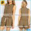 Wholesale High Quality New Fashion Hot Women Ladies Spell Color Romper Jumpsuits
