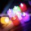 Waterproof plastic RGB color changing flameless led light candle