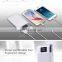 New Thin High Capacity 10000mah Single USB Port Leather Led Powerbank