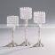 3 Lites centerpiece silver candelabra