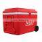 China 60L Custom Promotion Mini Portable Plastic Ice Cooler Box With Wheels