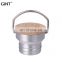 Popular 304 Stainless Steel travel vacuum bottle  Insulated Cup with wooden lid Tumbler  Flasks Hot Drinks Cup