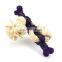 Rope through the bone shape toy for dogs play chew and interactive toy dog toy durable and non-toxic