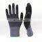 EN388 15Gauge Nylon Spandex Knitting Shell Micro Foam Nitrile Dipping Gloves Oil Block Mechanic Labor Working Gloves