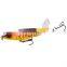 Hot sale 8 color 10CM 13G Topwater Floating Whopper Popper Lure Hooks Hard Bait propeller Fishing Lures