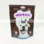 Colorful Stand Up Pouch And Window MOPP /PET/PE Food Grade Stock Packaging Bag For pet food