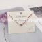 Simple Hot White Paper Ankle chain Card