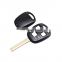 Replacement 3 Button Car Remote Key Case Fob Blank Shell Fit For Lexus IS200 GS300 LS400 RX300 RX330 Auto