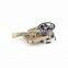Bathroom cabin hook latch sliding door lock case body for toilet