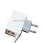 EU Plug Dual Micro USB Travel Charger 1.2m/1.5m/1.8m Long Cable with ABS Copper Meterial