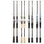 1.8m 2.1m 2.4m  2 Sections Saltwater Fishing Tackle Carbon Spinning Casting Fishing Rod Hard Carbon Fishing Rods