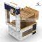 Creativepacking Burl Uniquely Designed Clear Window Cigar Humidor Box With Drawers