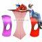 PE LED bar table and stool /Led PE Light Up Chair for Restaurant Discotheque Pub Used Glowing Bar Table