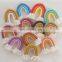Hot Sale Rainbow Macrame Keychain Bulk order Boho Accessory