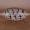 Hot Sale Wholesale 2022 Rattan Ceramic Tray, Serving Trays Natural Tray Basket for Breakfast Wholesale