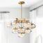 Industrial Style Oval glass ball lampshade Chandelier Ceiling Light Fixture For Living Dining Room Bedroom Kitchen Island Foyer