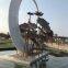 The Return of Modern Abstract Art Stainless Steel Sculpture to Wild Geese