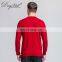 Custom Knit Men's Wool Sweater with Long Sleeves Solid Color Crew Neck Pullover for Winter Wholesale