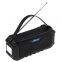 Wireless Call Solar Energy Music Player With Electric Torch With Phone Holder Outdoor Fm Radio Usb Player Tf Solar Charging