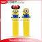 PVC Cartoon portable 2600mAh minions power bank charger