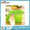 Hot selling outdoor silicone collapsible cup with low price