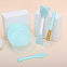 Fashion Spa Skin Care Makeup Tools Multi-function Plastic Diy Mask Mixing Bowl Spatula Brushes Double Side Face Cleansing Brush