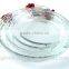 Heigh quality hot sale Transparent quartz glass plate / Pyrex glassware