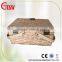 cheap empty basket wholesale,wood chip baskets with foldable handles and liner