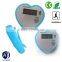 hot sale promotional heart shaped pedometer supplier