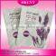 Cute design mylar aluminum foil plastic packaging bag for facial mask/facial mask bag