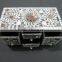 wooden aluminium decorated multi purpose jewellery box, beautiful beaded handmade jewelry box