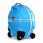 ABS plastic Suitcase type kids travelling trolly bag radio control luggage