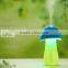mini colorful Ultrasonic Cool Mist Humidifier USB Mushroom LED Night Light Mist Discharge Cute Air Diffuser Atomizer for Home