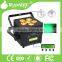 Guangzhou flat stage light 6pcs 6in1 RGBWA+UV PAR lights powered battery light