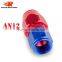 Aluminum Oil Cooler Fitting Straight Swivel Hose Ends Adapter Blue and Red 40-001-12