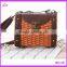 Fashion Girl's Beige Paper Straw Craft Bag