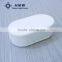 White Plastic Compact Contact Lens Case With Dual Box and Mirror for Eyewear