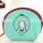 Dongguan factory price mini canvas wallet taobao cute emboridery clutch bag fancy women purse 2016