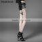 PK-014 PUNK RAVE Designer Brand Summer New Lace Element Stitching Short Denim