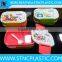 2 layer colorful two colors compartment Effiliv Lunch Boxes Food Containers Stackable with spoon