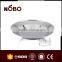 Eco-friendly stainless steel unique shape dinner plate