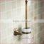 Brass Toilet Brush Holder, Bronze Finish Bathroom Accessories, X16004N