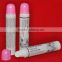 5 ml cosmetic package plastic lip balm tube with pink cap                        
                                                Quality Choice
