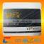 Gloden hot foil stamping plastic business cards