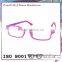 Metal color print carbon fiber metal glasses frame with sunglasses lens available